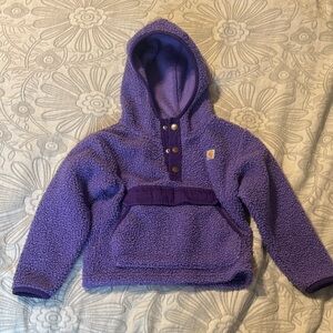 Carhartt Kids Purple Fleece Hoodie